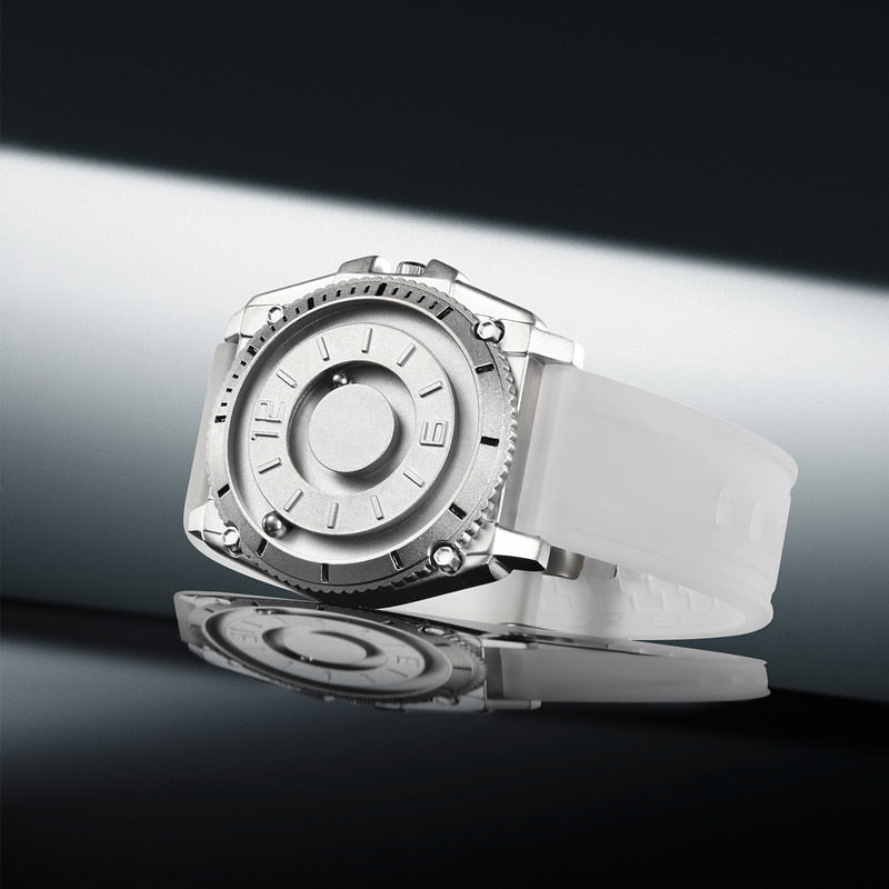 Eutour 2023  Casual Sport Top Brand Luxury Army Military Men's Magnetic Watch Rubber Strap