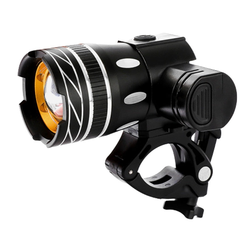 USB Rechargeable 15000LM XM-L T6 LED MTB Bike Front Rear Headlight Bicycle Front Light