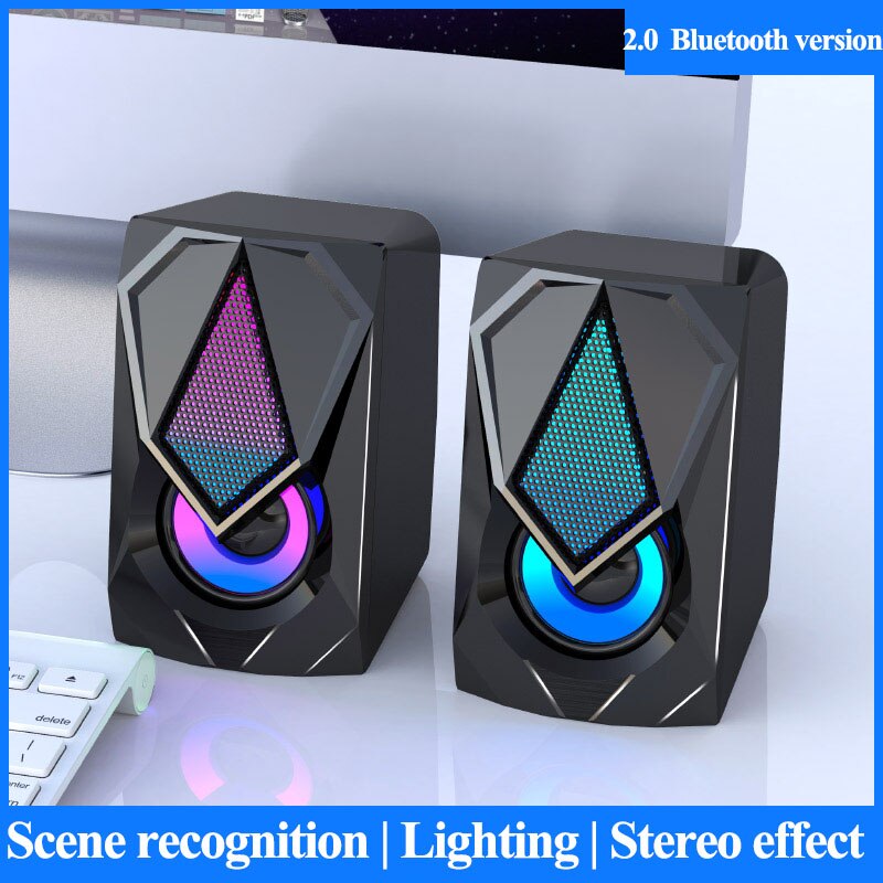 USB Wired Computer Speakers bluetooth speaker column Subwoofer Audio Speaker Multimedia Loudspeaker for Laptop Desktop Phone