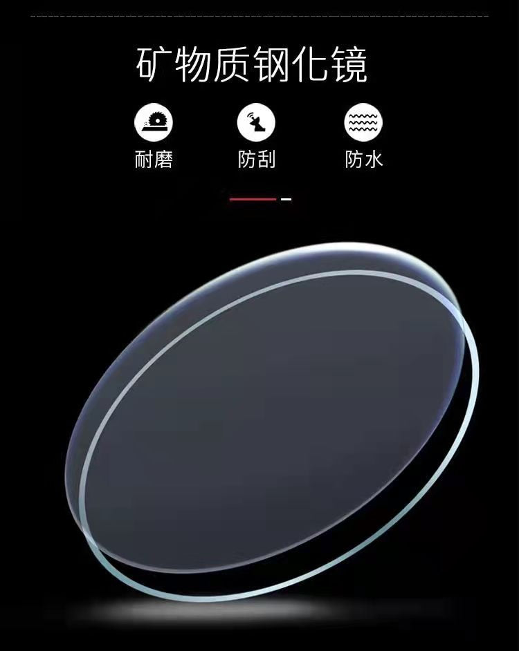 WOKAI high quality Rose Gold Men's Casual belt quartz watch Men's student three eyes Women's night light waterproof clock