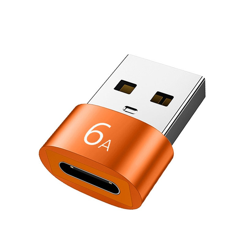 2PCS Charger Adapter For iPhone 14 13 12 11 Pro Max USB Type-C Adapter Type C USB-C Converter USB To Type C OTG Adapter Cables