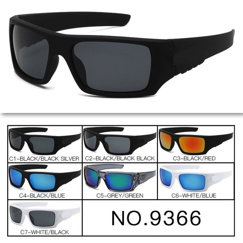 New European and American trend outdoor Sunglasses Sports Cycling Sunglasses men's and women's glasses 9366