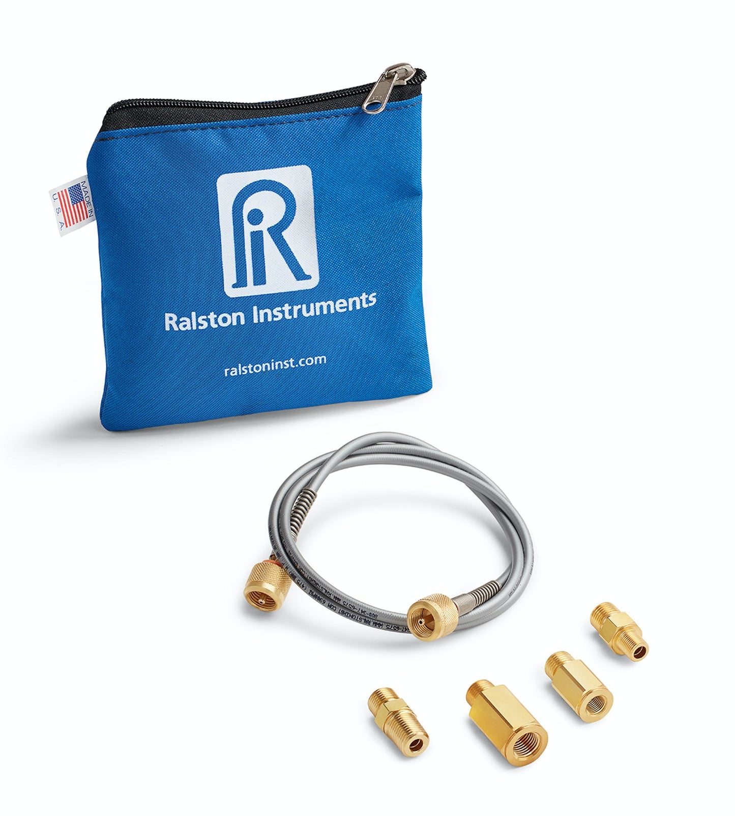 Ralston Quick-test BSPP Gauge on Hose Kit
