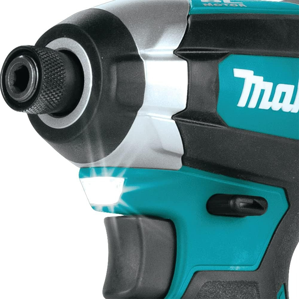 Makita DLX2141SY 18V LXT Cordless Compact 2-Tool Combo Kit with 2 Batteries (1.5 Ah), Charger & Tool Case