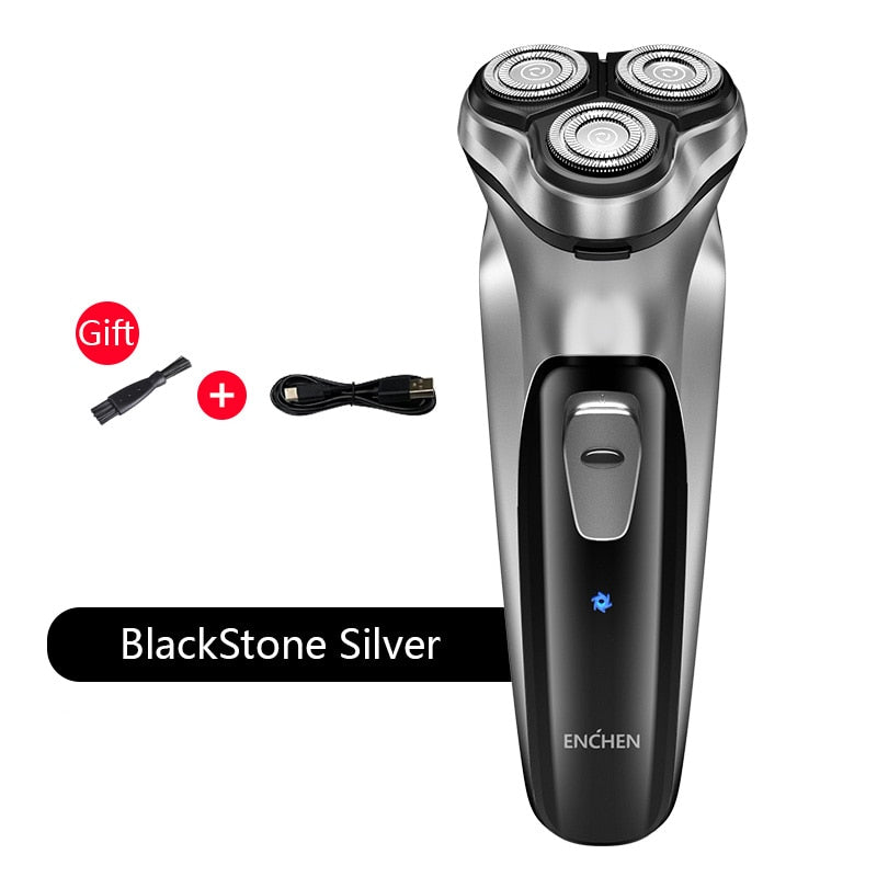 ENCHEN BlackStone Electric Shaver for Men USB Rechargeable Wet Dry Electric Razor with Pop-up Trimmer Cordless Beard Trimmer