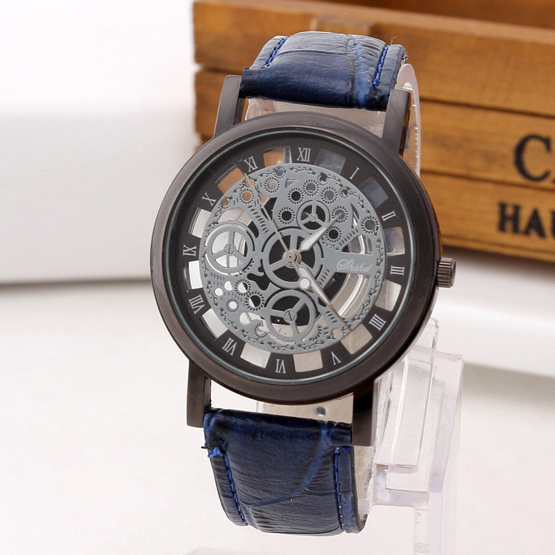 Fashionable casual men's watch hollow out strap watch not mechanical expression couple table model undertakes to men and women