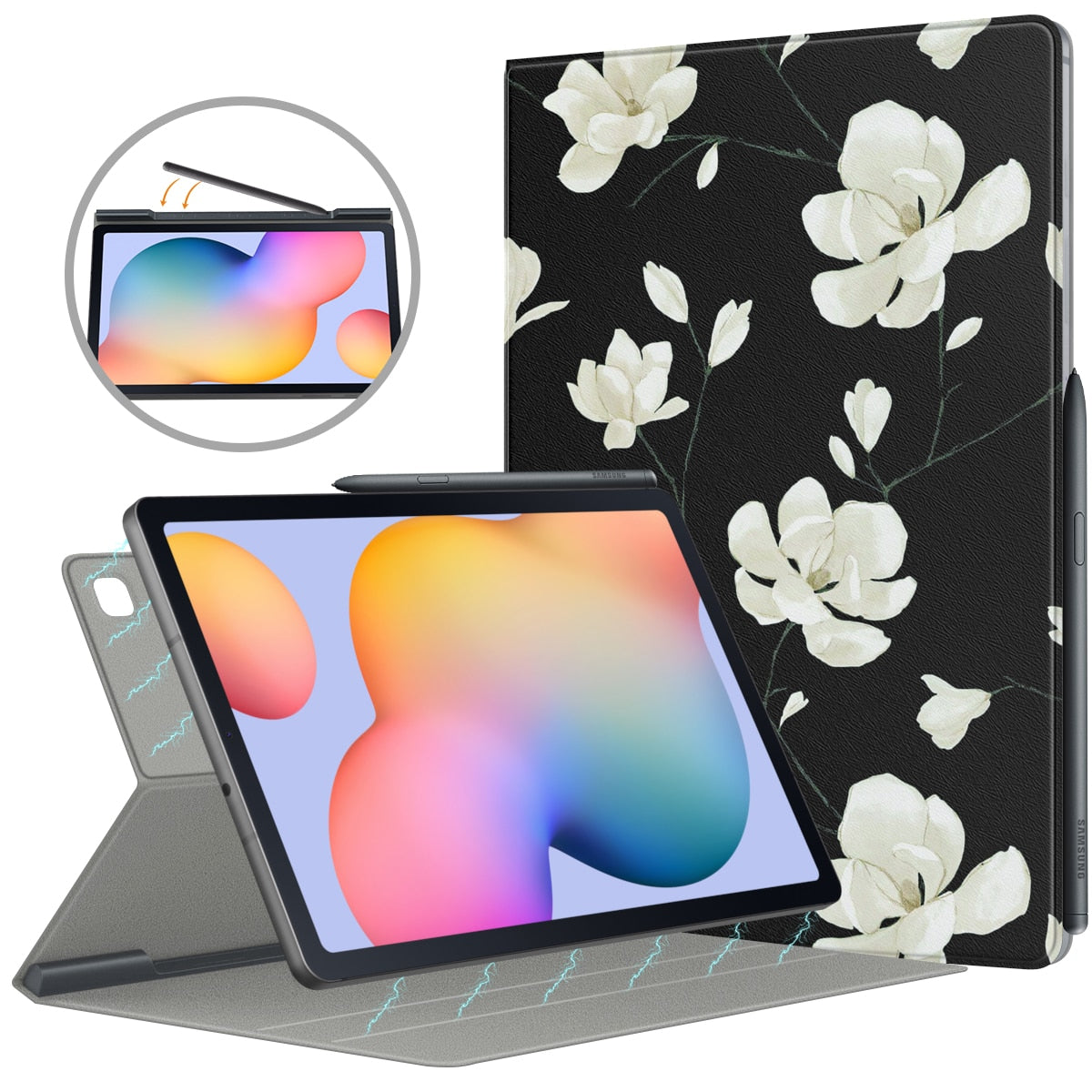 Case for New Samsung Galaxy Tab S6 Lite 10.4 Inch 2020 (SM-P610/P615),Ultra Slim Lightweight Magnetic Stand Cover for s6 lite