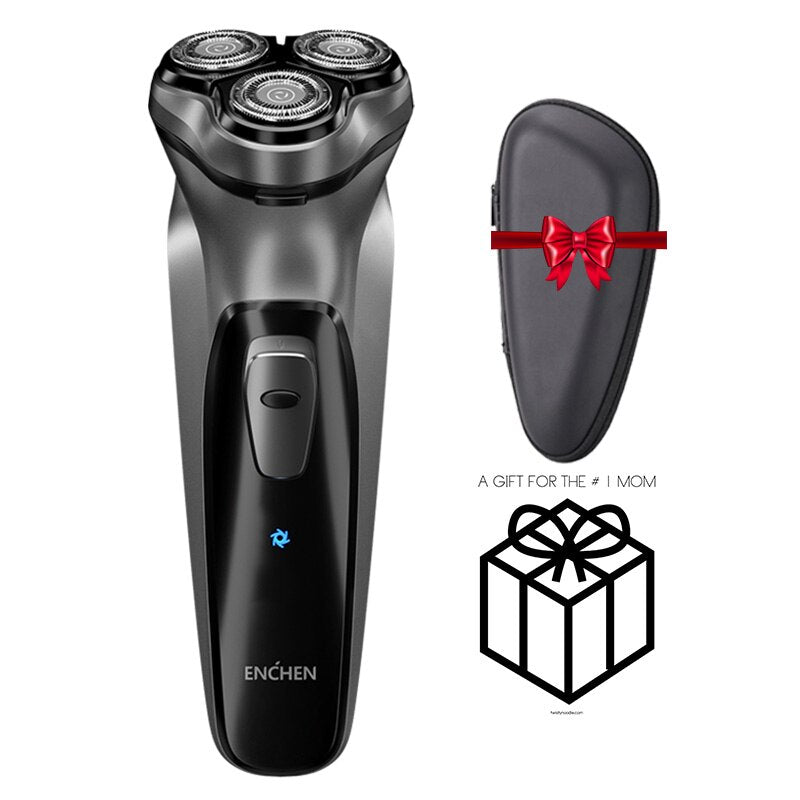 ENCHEN BlackStone Electric Shaver for Men USB Rechargeable Wet Dry Electric Razor with Pop-up Trimmer Cordless Beard Trimmer