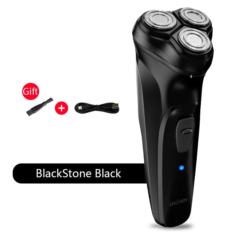 ENCHEN BlackStone Electric Shaver for Men USB Rechargeable Wet Dry Electric Razor with Pop-up Trimmer Cordless Beard Trimmer