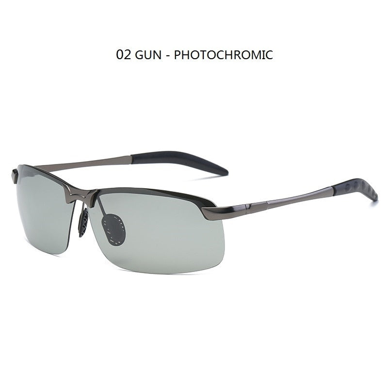 Photochromic Sunglasses Men Polarized Driving Chameleon Glasses Male Change Color Sun Glasses Day Night Vision Driver&#39;s Eyewear