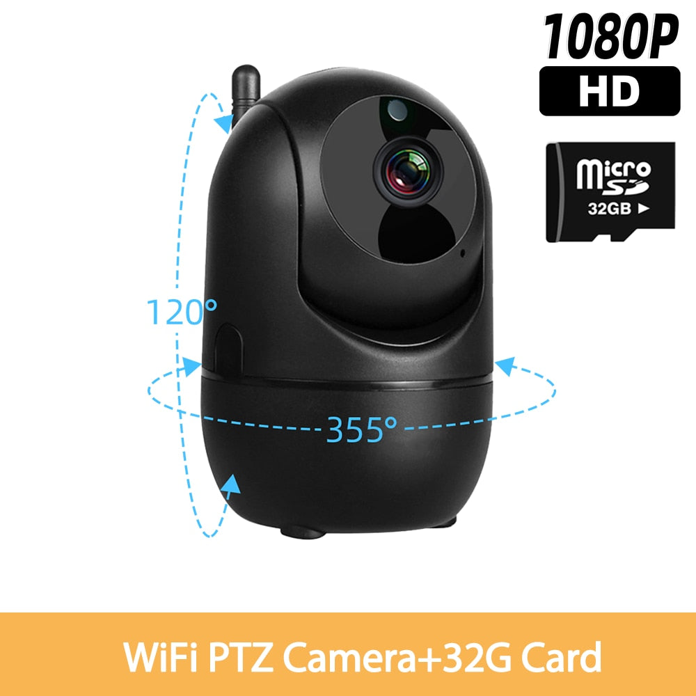 5G IP WiFi Camera 1080P WiFi PTZ Camera Wireless Surveillance Camera Baby monitor Auto Tracking  Alexa Indoor Security IP Camera