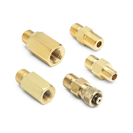 Ralston QTHA-KIT0 Quick-Test Fitting Kit, brass, 5 pieces