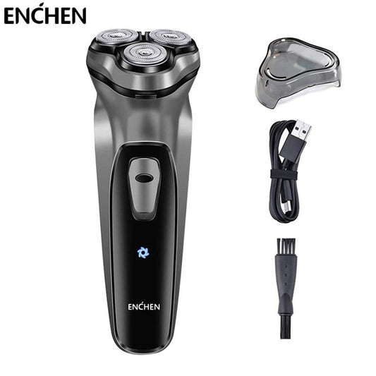 ENCHEN BlackStone Electric Shaver for Men USB Rechargeable Wet Dry Electric Razor with Pop-up Trimmer Cordless Beard Trimmer