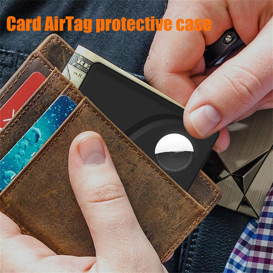 Airtags Wallet Case Holder Credit Card Tracker Protective Case For Apple Airtag Locator Anti-lost Wallet Clip Airtag Accessories